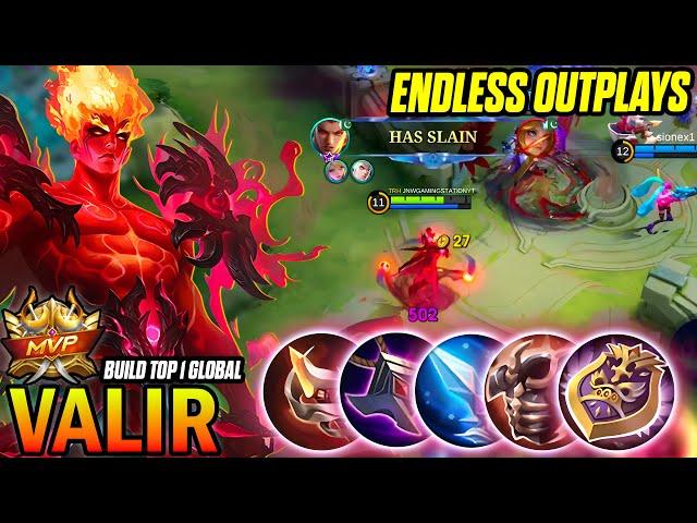 Valir Unlimited Outplay Enemies Best Strategic MLBB GAMEPLAY  - Build Top 1 Global Valir ~ MLBB