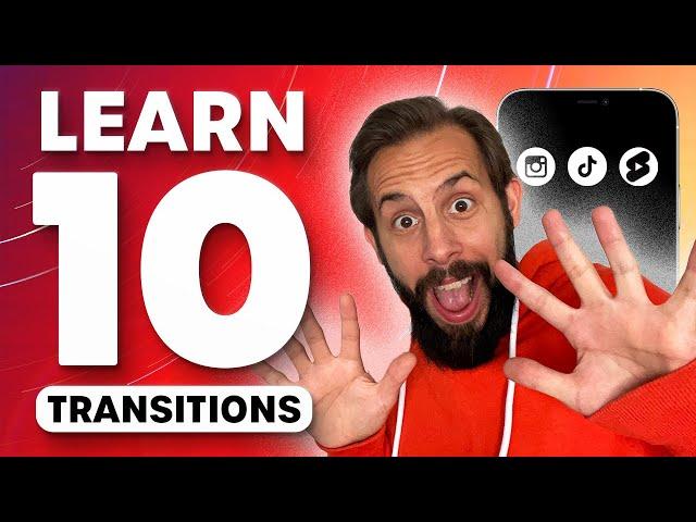 How to do transitions with Instagram Reels | 10 Trending Transitions