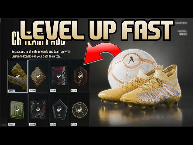 HOW to LEVEL UP FAST in the UFL CR TEAM PASS!