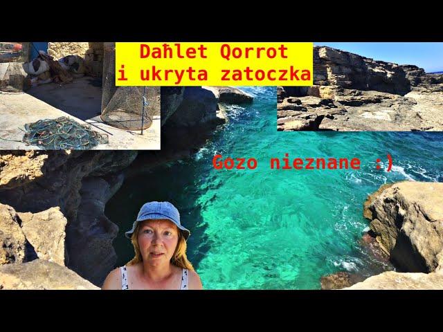 Daħlet Qorrot i ukryta zatoczka - Gozo nieznane