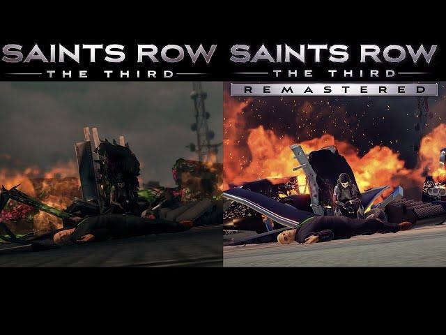 Saints Row®: The Third™ Remastered Vs Original Side By Side - ALL CUTSCENES FULL GAME [4K UHD]