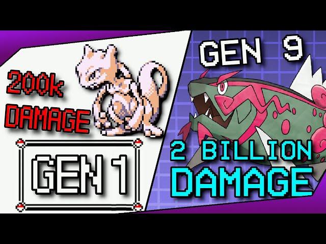 The Most Damage Possible in Every Generation of Pokemon