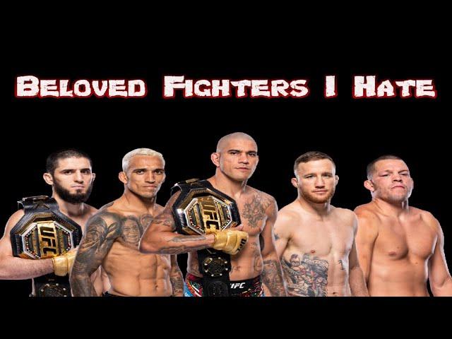 Beloved UFC Fighters I Don't Like