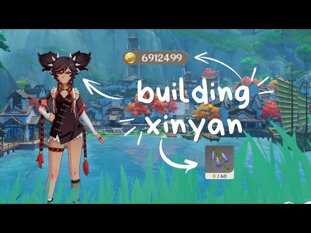 (chaotic) building xinyan as a main dps in 2024 because natlan sucks..