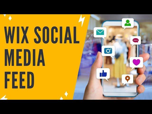 WIX SOCIAL MEDIA FEED: How To Add Social Media Icons To Wix