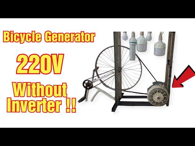 Bicycle generator power home / Bike Electricity Generator