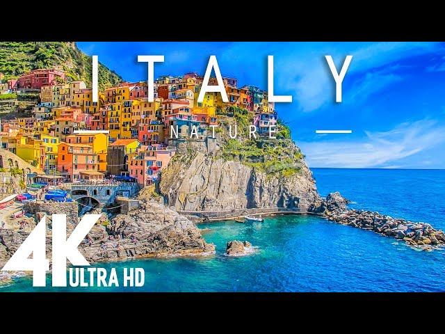 FLYING OVER YTALY( 4K UHD ) - Relaxing Music Along With Beautiful Nature Videos 4K Video Ultra HD