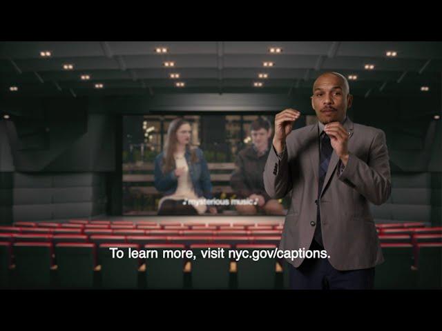 Official NYC PSA about Open Captions at Movie Theaters
