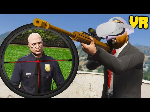 24hrs in Virtual Reality As A Hitman - GTA 5 RP