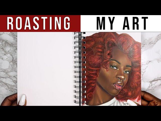 COLORED PENCIL SKETCHBOOK TOUR | My Portraits & Supplies from 2016 - 2020