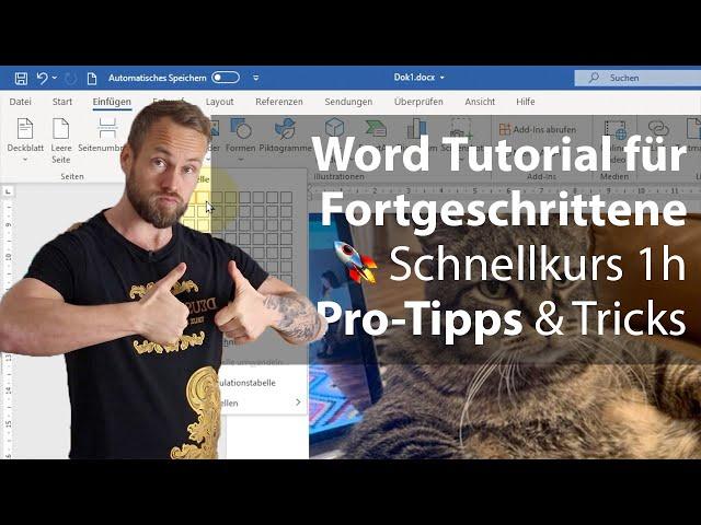 Word-Tutorial für Fortgeschrittene – Schnellkurs Microsoft Word (2021)