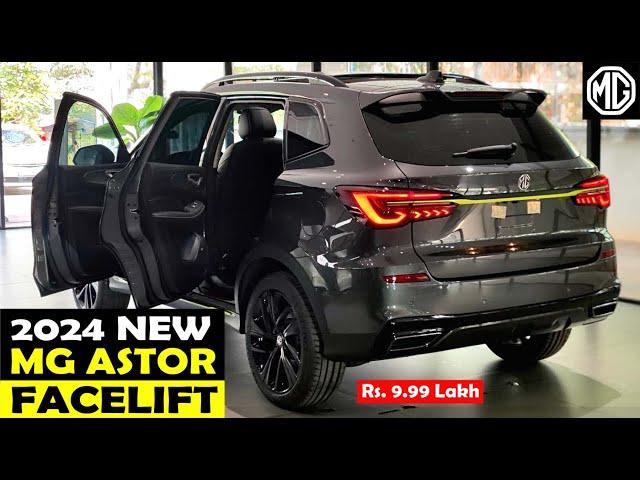 NEW 2024 MG ASTOR FACELIFT Launch in INDIA || SUNROOF, ADAS, 360-Camera
