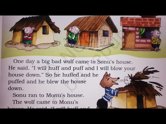 Three little pigs class 1 |ncert |kvs| easyenglish  |happylearning|