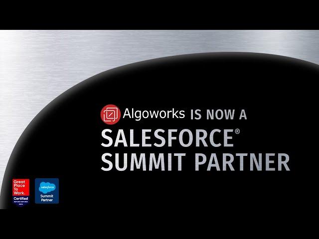 Algoworks Is Now A Salesforce Summit (Platinum) Partner | Salesforce Consulting Services