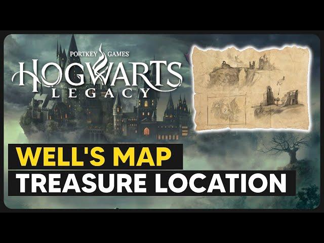 Hogwarts Legacy - Well's Map Treasure Location (Well, Well, Well Side Quest)