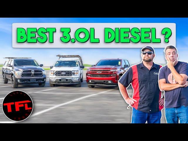 Ram vs Ford vs Chevy - What's The Best Affordable Diesel Half-Ton Truck?