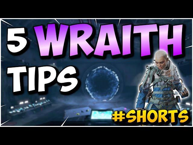 5 WRAITH TIPS FOR APEX LEGENDS IN UNDER 60 SECONDS! #Shorts