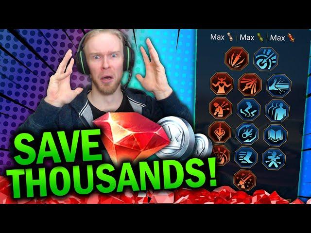 BEST WAY TO FARM MASTERIES - More Silver, EXP and Gems - Raid: Shadow Legends Beginner Guide