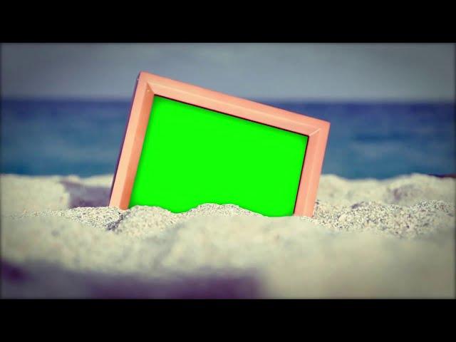 Beach Footage Green Screen HD+Free Download