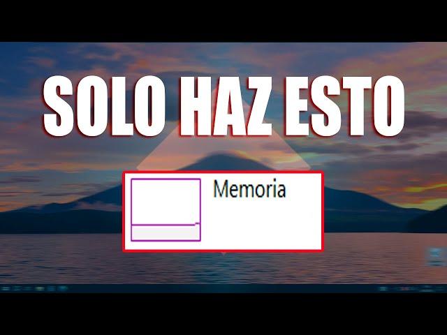 Solo con hacer esto reducirás hasta un 60% el uso MEMORIA RAM en WINDOWS | SIN PROGRAMAS 