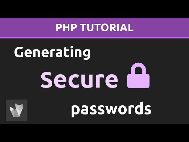 How to write a function to generate a secure, random, password with php.