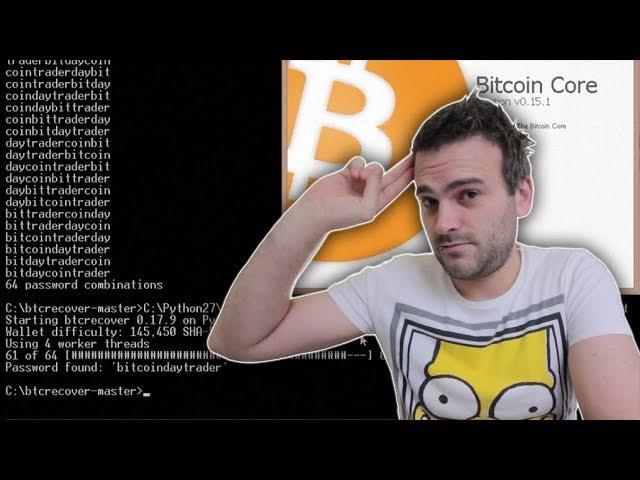 Recover your Bitcoin Core wallet password with btcrecover