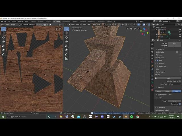 Blender Baking Tutorial - Diffuse, Normal, and Roughness Maps