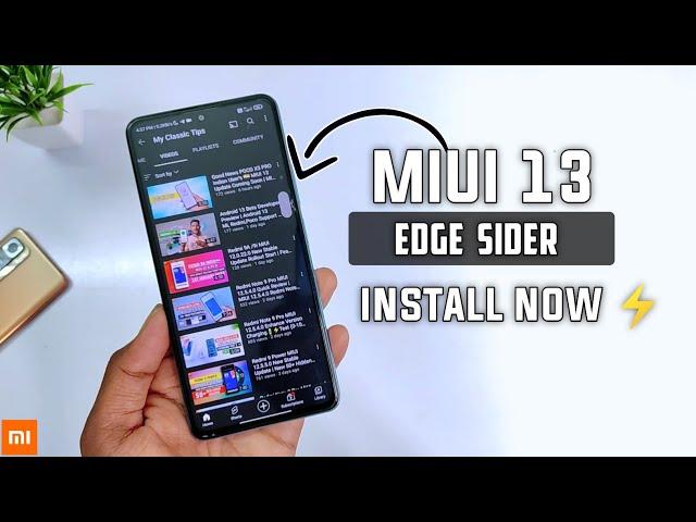 Install MIUI 13 New Edge Slider Video Toolbox | New MIUI 13 Edge Slide Bar Enable