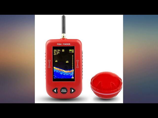 RCANK Fish Finder, Portable Wireless Fishfinder with 2.8 inch TFT Color LCD Screen review