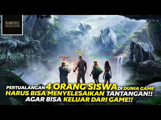 4 PELAJAR CULUN TERJEBAK DI DUNIA GAME - Alur Film Jumanji : Welcome To The Jungle (2017)