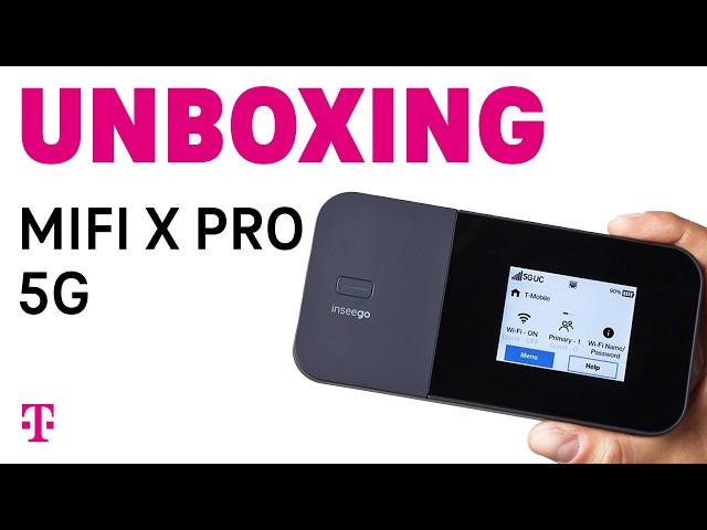 INSEEGO MiFi X Pro 5G Hotspot Unboxing and Setup | T-Mobile