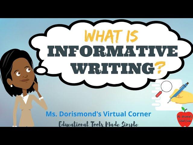 ️ What is Informative Writing? | Informational Writing for Kids | Nonfiction Writing