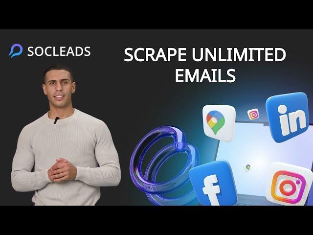 How to Extract (Scrape) Emails From Instagram, Facebook, LinkedIn and Google Maps with SocLeads