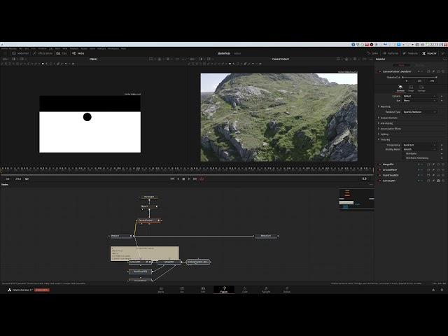 3d Camera Tracking, lens distortion, ground reconstruction in Fusion /  Resolve 17