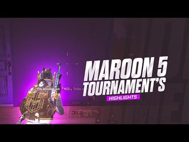 Maroon 5 - Cold ️ BGMI Tournament’s Highlights  Payio