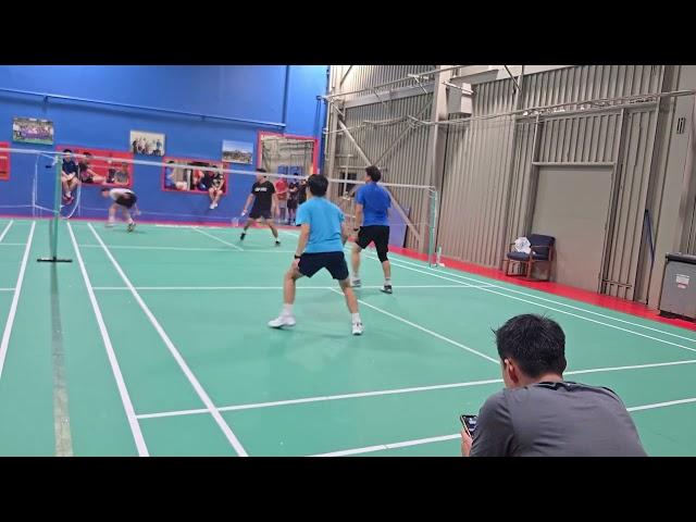 badminton coach Linga vs Vinson Chiu