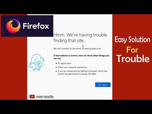 Mozilla Firefox Tidak Bisa Browsing