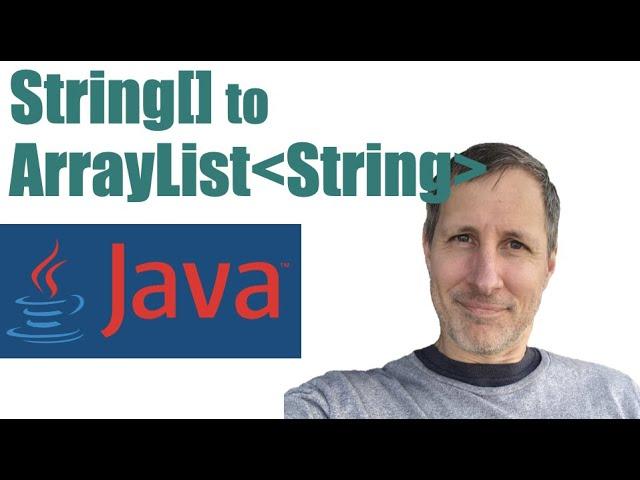 Java: Convert Array to ArrayList, and ArrayList to Array