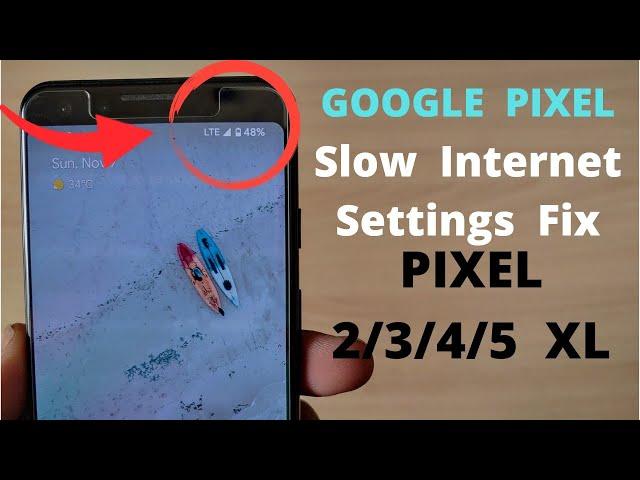 Google Pixel Internet Show But Not Work Fix | Pixel 2/3/4/5/XL Internet Settings