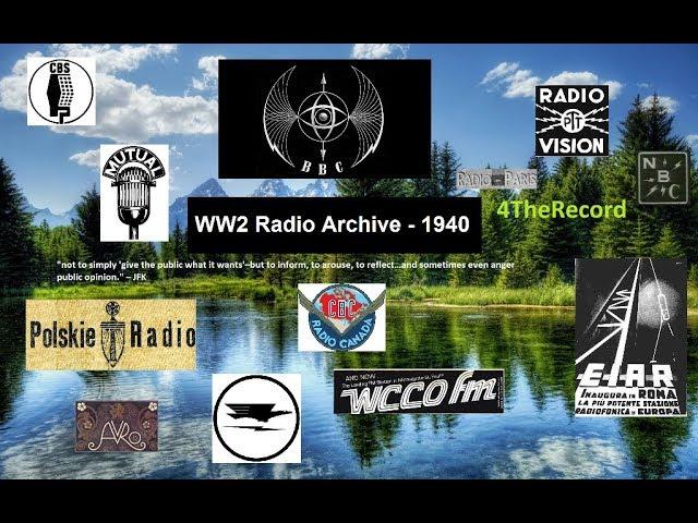 WW2 Radio Archive - August 1940