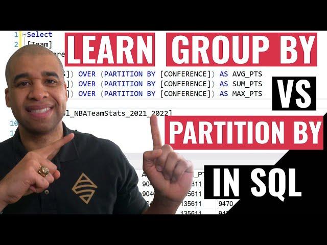 Learn GROUP BY vs PARTITION BY in SQL