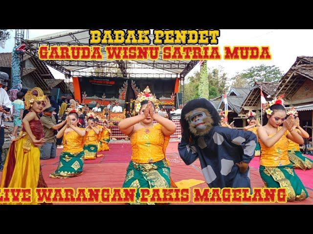 BABAK PENDET GARUDA WISNU SATRIA MUDA LIVE WARANGAN PAKIS MAGELANG#garudawisnusatriamuda