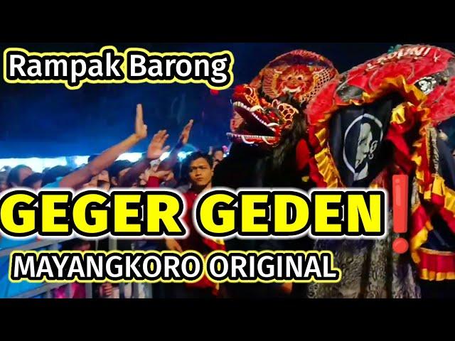 Geger‼️Rampak Barong Mayangkoro 0riginal Terbaru 2023live Barek Plumbangan