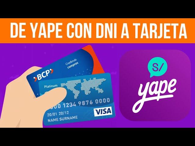 🪪 Como cambiar de Yape con DNI a Yape con TARJETA / Cuenta Bancaria