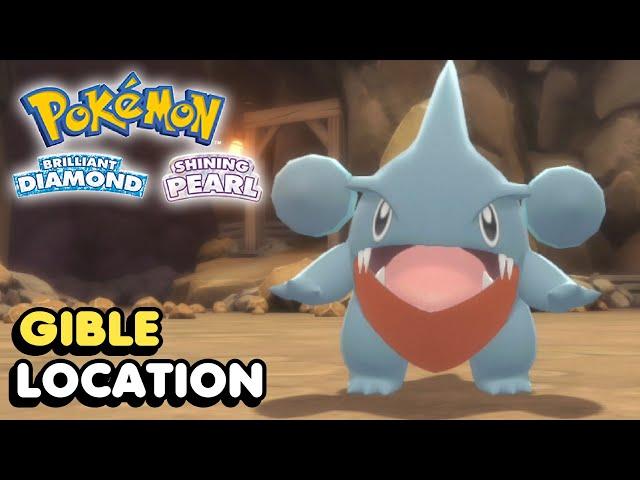 How To Get Gible In Pokemon Brilliant Diamond & Pokemon Shining Pearl (Gible Location)