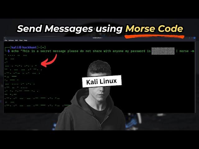 How Hackers Encode & Decode Morse Code | Kali Linux