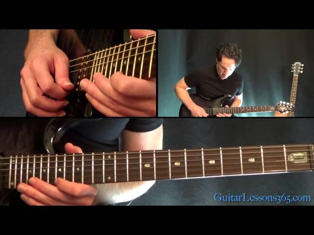 Unchained Guitar Lesson Pt.2 - Van Halen - Main Solo & Breakdown