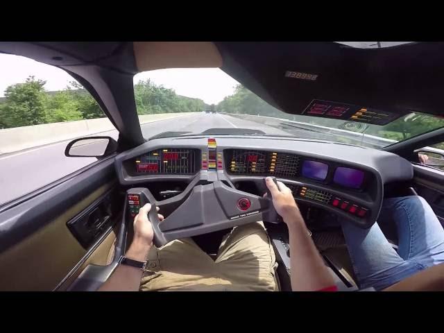 Driving the Knight Rider Car for the First Time