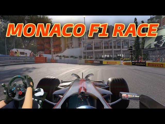 Monaco F1 Grand Prix 2024 | Mercedes F1 Steering Wheel Gameplay | Full Race & Pit Stops