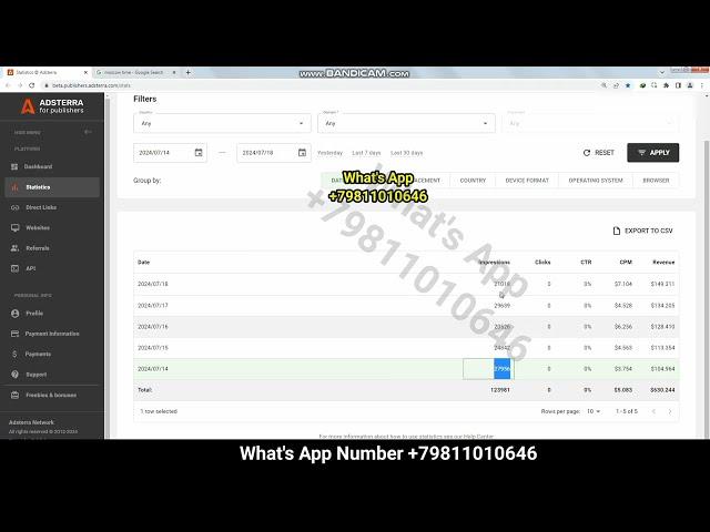 Adsterra Loading Method | Adsterra High CPM Trick | Adsterra Instant Earning Method #adsterracpm